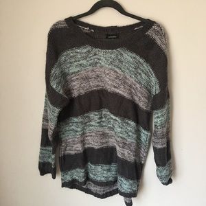 B Design pastel watercolor Easter sweater button